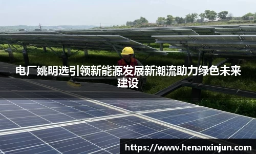 电厂姚明选引领新能源发展新潮流助力绿色未来建设